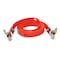 Crest Healthcare CleanGrip Anti-Ligature Tether with 2 Security Clips, red, 6 ft 116609 - alternate 2